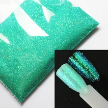 30 г~ 500 г, 0,2 мм переливчатая Радуга цвета бирюзовые блестки синие порошки пигмент для ногтей, татуировки, боди-арта, макияжа