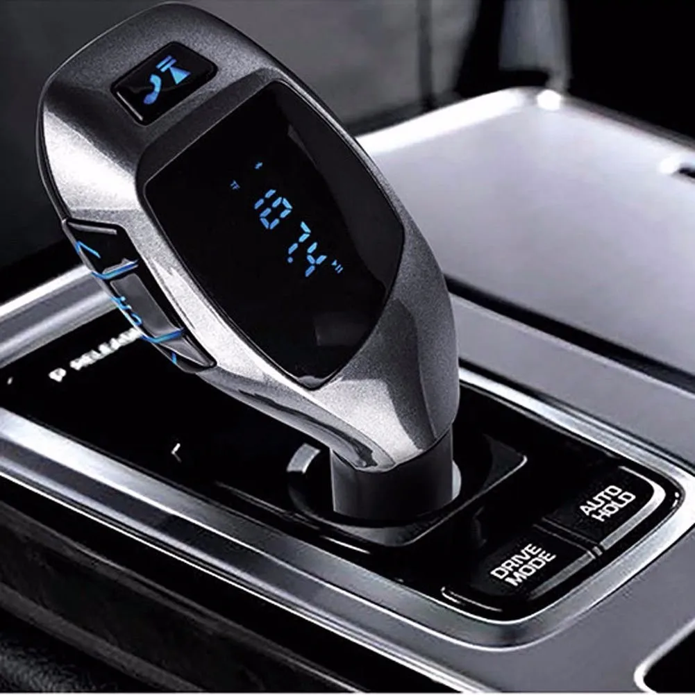 Горячая Распродажа fm-передатчик Bluetooth автомобильный комплект MP3-плеер светодиодный USB 4.1A Автомобильный дисплей напряжения Micro SD TF воспроизведение музыки