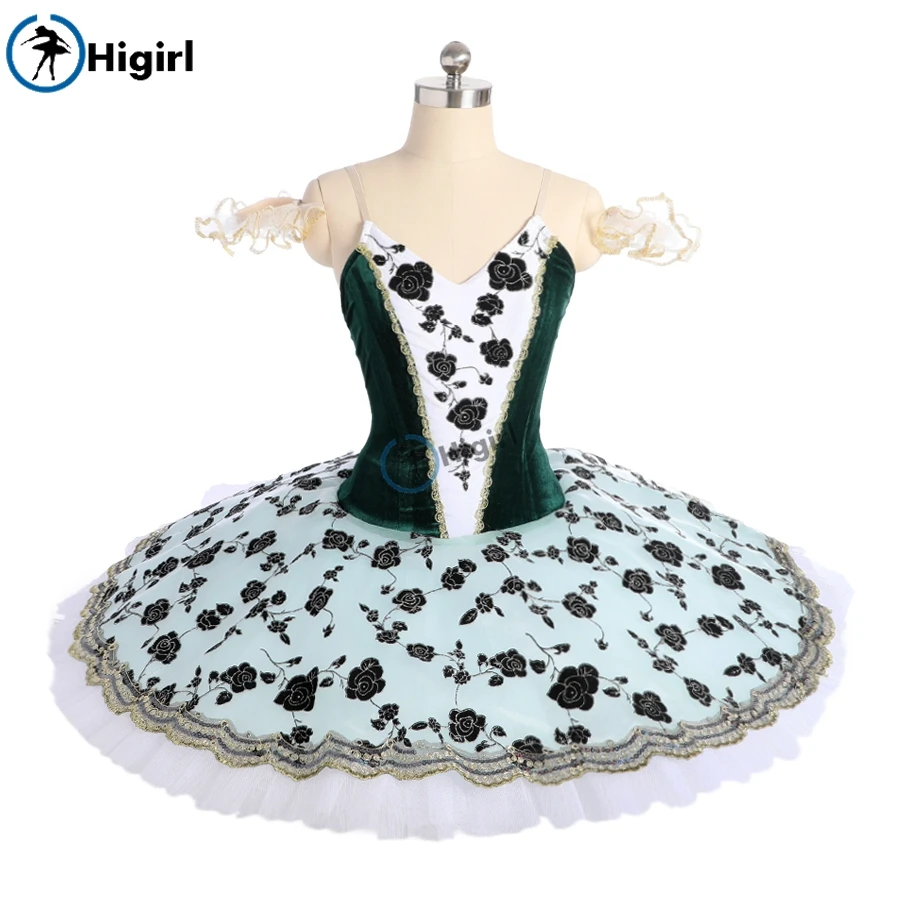 

Girls Flower Fairy Ballet Tutu Performance Adult Women Professional Competiton Custom Made Ballet Tutus Esmeralda BT9183