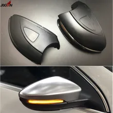Dinamica del Segnale di Girata LED Ala Laterale Retrovisore Specchio Indicatore di Direzione Lampeggiante Ripetitore Lampada Della Luce Per Il VW GOLF 6 MK6 GTI R32 08-14 Touran