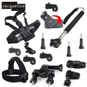 

Jacqueline for Accessories Kit Head Chest Strap Clip Mount For Sony Action Cam HDR AS100V AS30V AZ1 mini AS200V AS15 AS20
