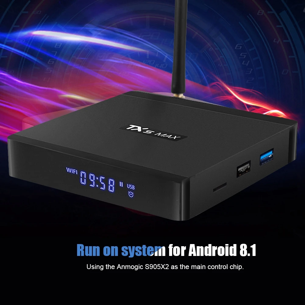 Мини ТВ приставка TX5 MAX S905X2 4+ 32G+ BT Двухдиапазонная Wifi Giga приставка для Android 8,1 110-240V smart android tv приставка