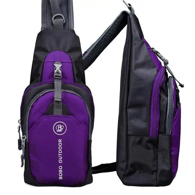 25 новая мужская сумка через плечо модная Водонепроницаемая Мужская Корейская стильная сумка через плечо для подростка мужская сумка на плечо - Цвет: Purple