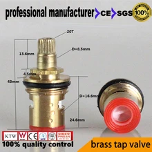 Кран части для крана клапан часть 43 мм изготовлен из латуни по хорошей цене и быстрая