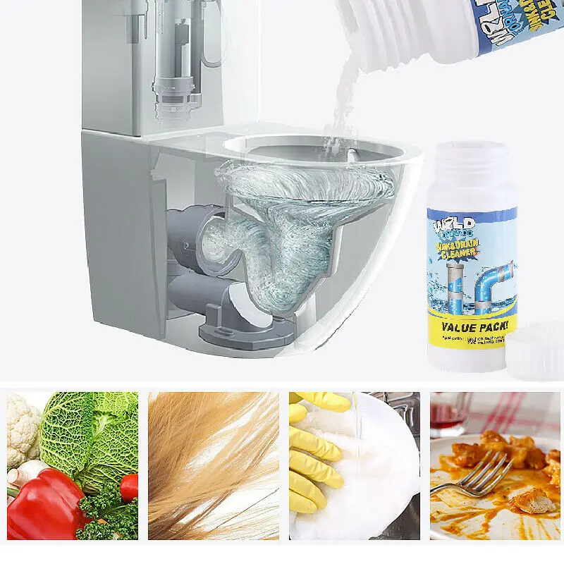 Мощный дноуглубляющий агент мощный дренажный раковина для прочистки стоков на кухн Closestool щетка для ванной засорения чистящие инструменты для очистки