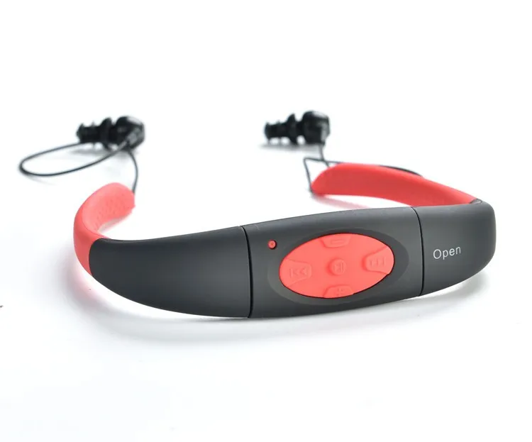 mp3player juice Underwater Motion Headset MP3 Music Player IPX8 Waterproof 8GB  Neckband Stereo Audio Headphone with  for Diving Swimming Pool samsung mp3 player