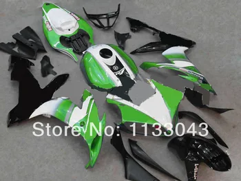 

100%NEW green black white fairing kits for Yamaha YZF R1 04 05 06 YZF-R1 04-06 YZF1000 YZF R1 2004 2005 2006 Fairings +7gifts