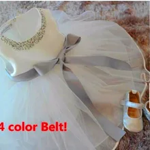 Новинка года; белое кружевное фатиновое платье с цветочным узором для девочек; бальное платье принцессы с жемчужинами; свадебное платье для дня рождения; рождественское платье для девочек; От 1 до 12 лет