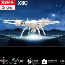 Syma X8C 2.4G 4CH 6 Axis Venture with 2MP Wide Angle Camera RC Quadcopter Drone Headless RC Helicopter