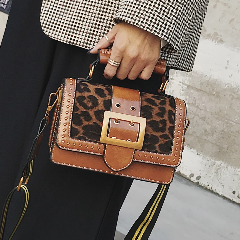 

Handbag Women Bag Designer Leopard Small Totes Female Famous Brand Women Shoulder Crossbody Messenger Bag Purse Sac A Main bolsa