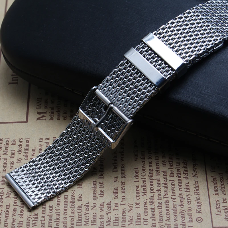 Shark Mesh Watch bracelets Watchbands Fashion Watches accessories 18mm 20mm 22mm 24mm classic belt for Brand