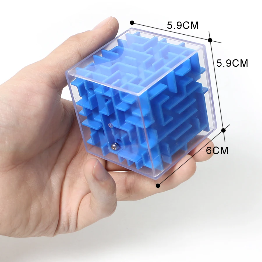 

3D Puzzle Maze Ball Running Cube 720 Degrees Square Intellect Puzzle Ball hand-eye coordination&IQ balance Mini Hand Toys