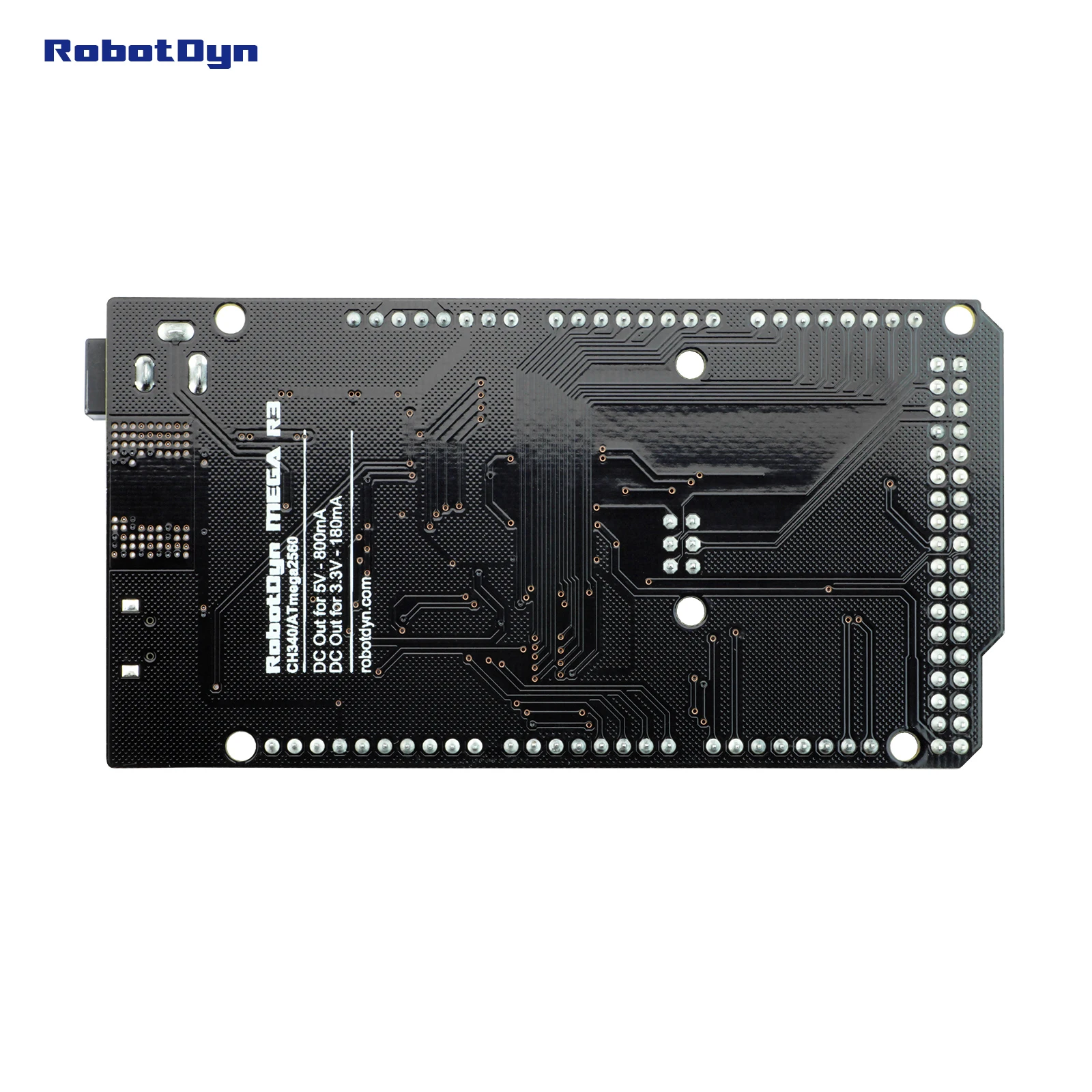 RobotDyn Мега 2560 R3 CH340G-ATmega2560-16AU, MicroUSB. Совместим с Arduino Mega 2560. С Загрузчиком