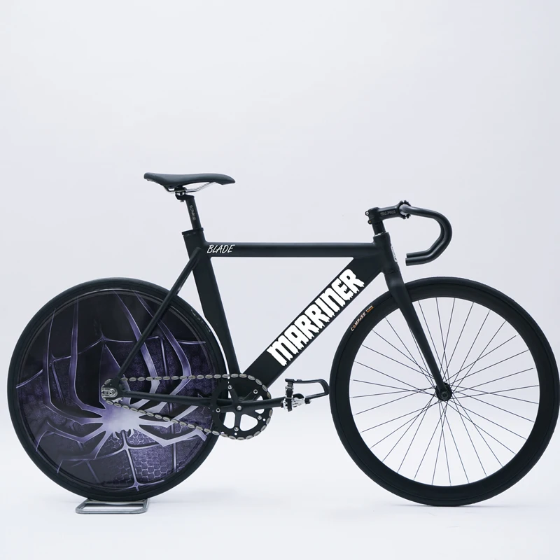 Flash Deal X-Front Fixed Gear Bicycle Aluminum Alloy Frame Spider Cutter Covered Wheel Blade Muscle Fixie Bicicleta Sports Racing Road Bike 4