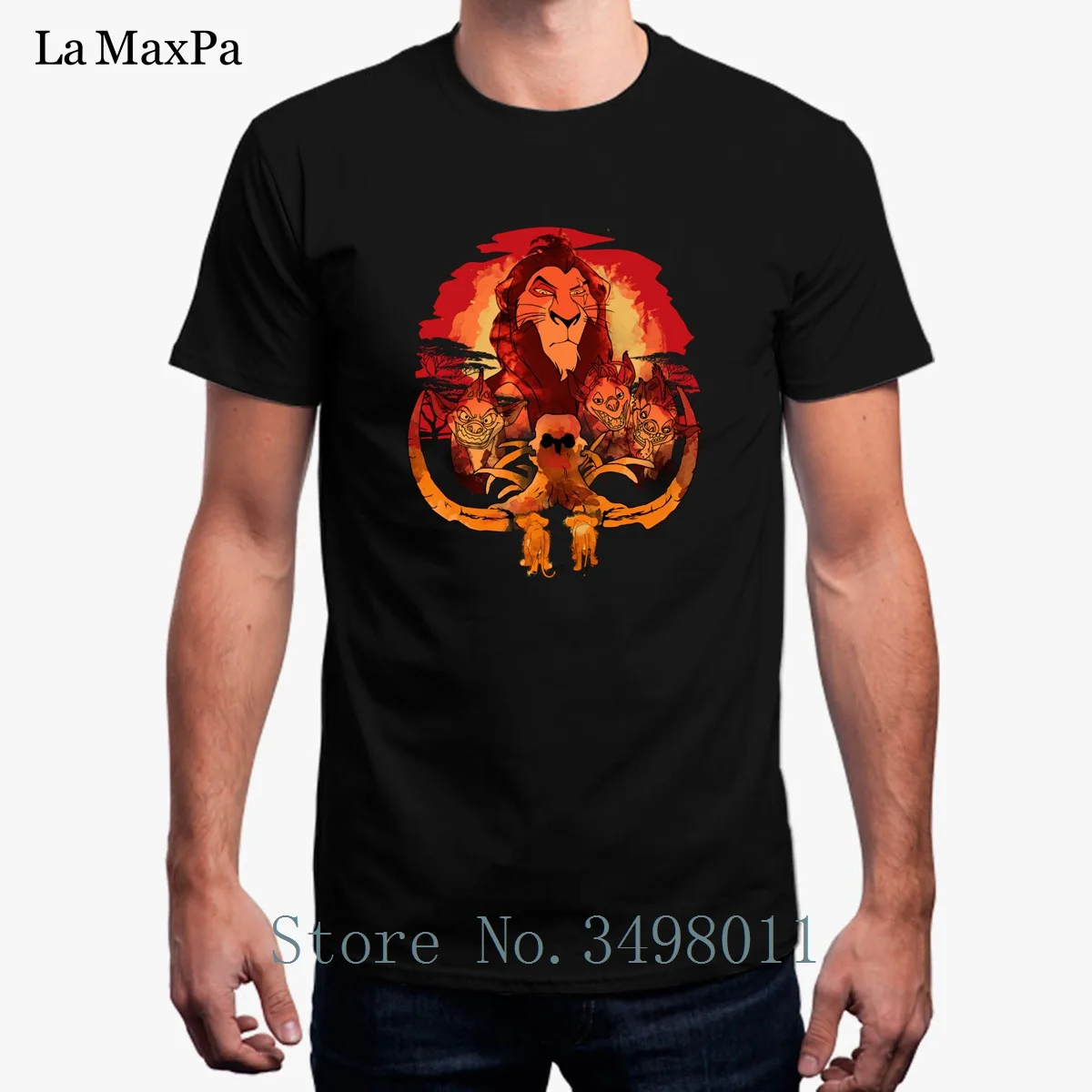 

Print Scar And Company Watercolor Lion T-Shirt For Men Basic Solid T Shirt For Mens O Neck Fitness Tee Shirt Man 2018 Homme