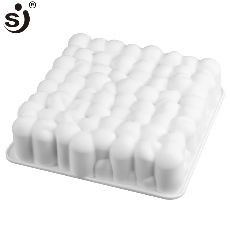 SJ новая форма вишни 3D силиконовая форма для выпечки торта антипригарная квадратная мусс печь безопасные украшения инструменты Кондитерские кондитерские формы