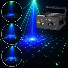 SUNY 40 GB узоры Блестки для ногтей светодиодный сценический Свет Звук Активированный Gobo проектор шоу для клуба Бар DJ диско дома вечерние(Z40GB