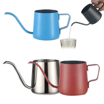 

Stainless Steel 250ml/350ml Teapot Drip Coffee Pot Long Spout Kettle Cup Home Kitchen Tea Tool Long Mouth Coffee Pot