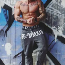 Hip hop pants comfortable cotton quality pants casual men jogging men home sports fitness  men's pants