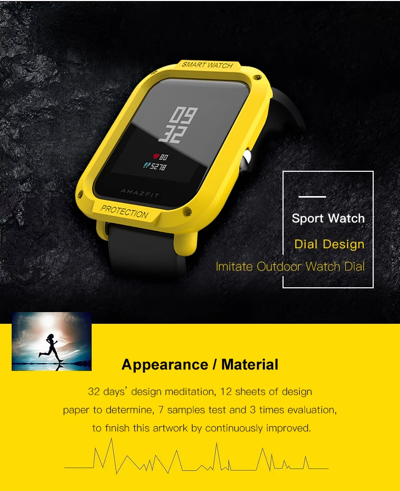 Защитный чехол для часов SIKAI PC для Xiaomi Amazfit Bip BIT PACE Lite Youth Watch Cover Shell для Huami Amazfit Bip Smartwatch