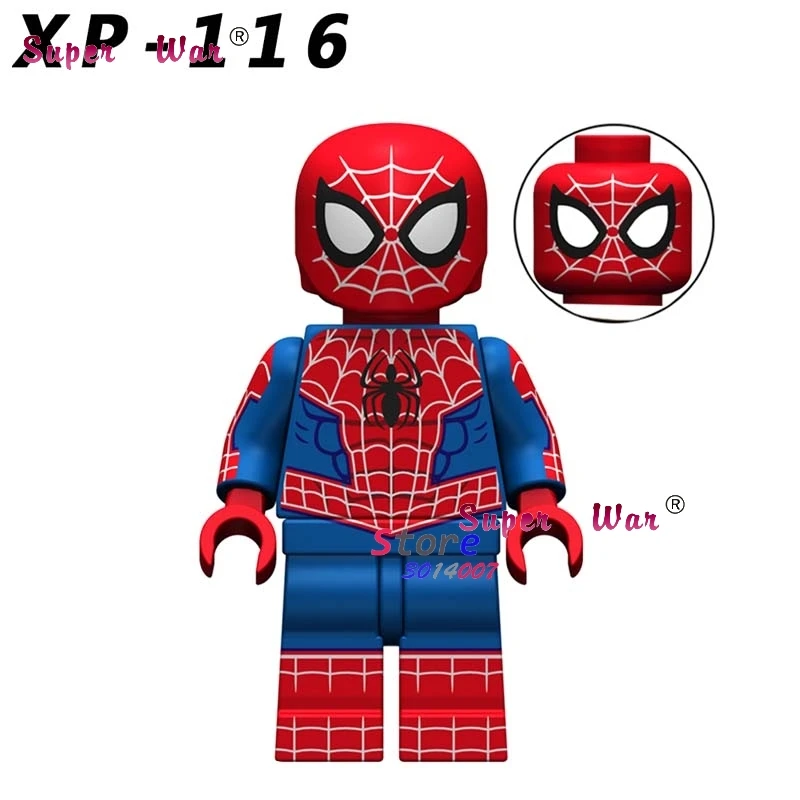 XP116 50 шт. фильм Marvel Sandman Spiderman Ultimate Gwen Deadpool Venom Noir Gwen scorpion строительный блок для детей игрушки - Цвет: XP116