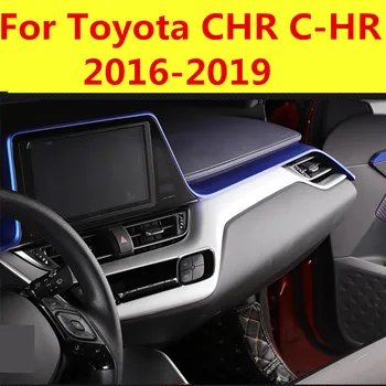 

Central control trim interior special central control instrument panel decoration patch sequins For Toyota CHR C-HR 2016-2019