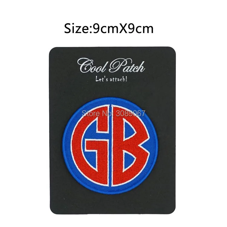 

3.5" GORILLA BISCUITS gb Music Band Embroidered Iron On Patch Tshirt TRANSFER MOTIF APPLIQUE Rock Punk Badge Hats