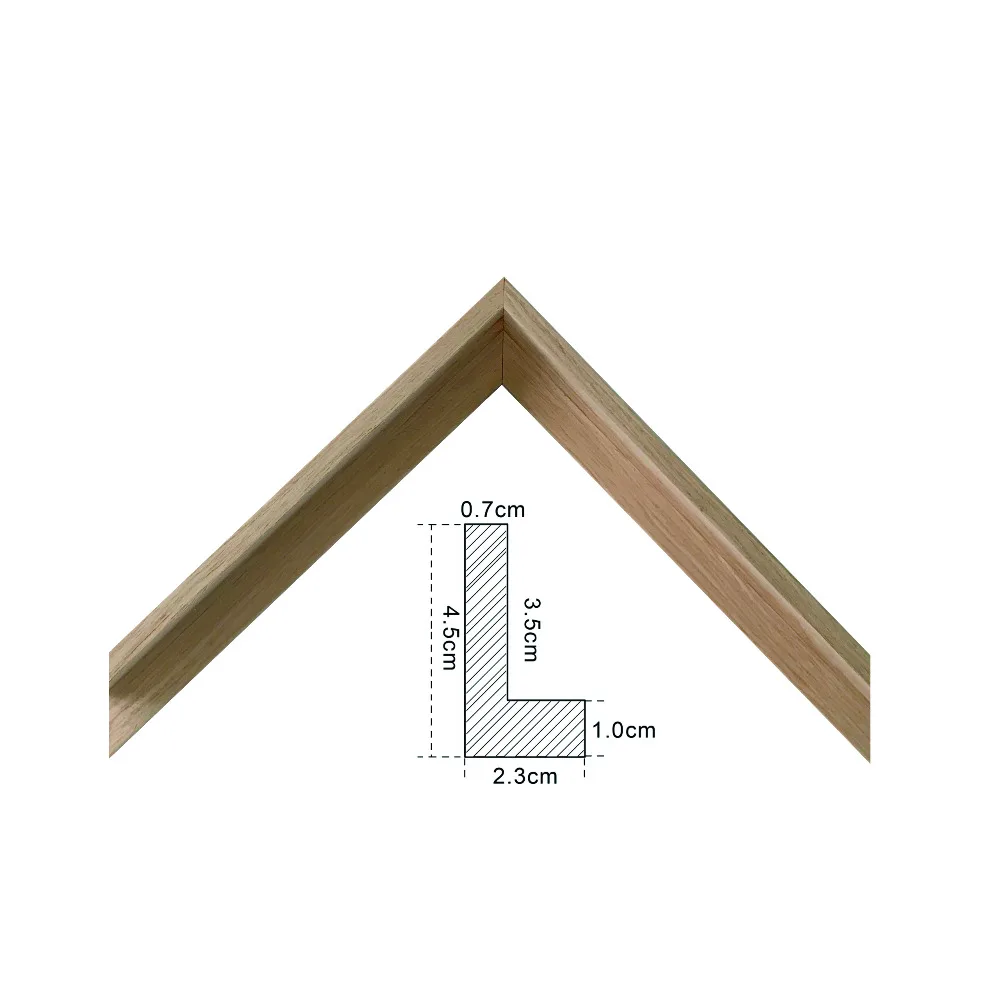 

Solid Wooden Profession Canvas Painting Frame Wood Picture Frame for Stretched Canvas Wall Decor Framed Simple Decorative