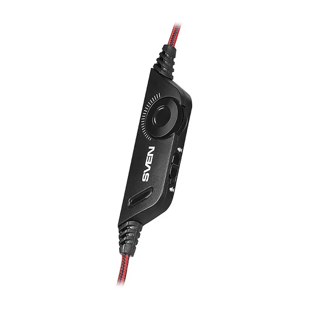 Игровые наушники с микрофоном SVEN AP-G890MV, черный-красный