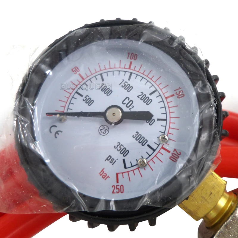 Пиво Conversion Kit газовым pin-замком с Co2 регулятор двойной датчик W21.8 и 1 м пивная линия, высокое качество