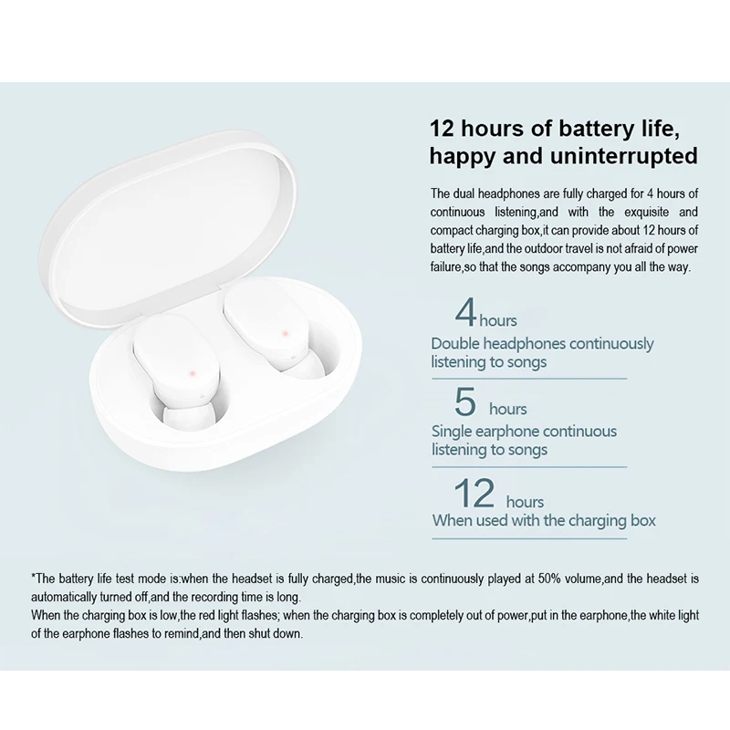 100% оригинальные Xiaomi AirDots Bluetooth 5 0 наушники Молодежная версия стерео MI мини