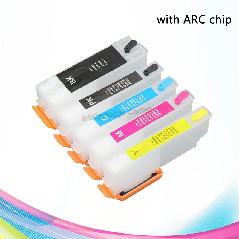 CISSPLAZA 5 шт. 273 T2730 T T2734 совместимый для Epson XP600 XP700 XP800 XP520 XP620 XP820 XP610 XP810 Заправляемый