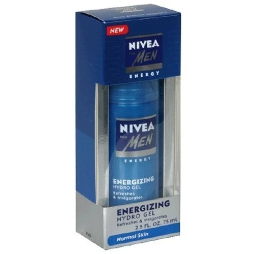 Nivea For Men Energizing Hydro Gel, Packaging May Vary, 2.5 fl oz (75 ml) Bottle