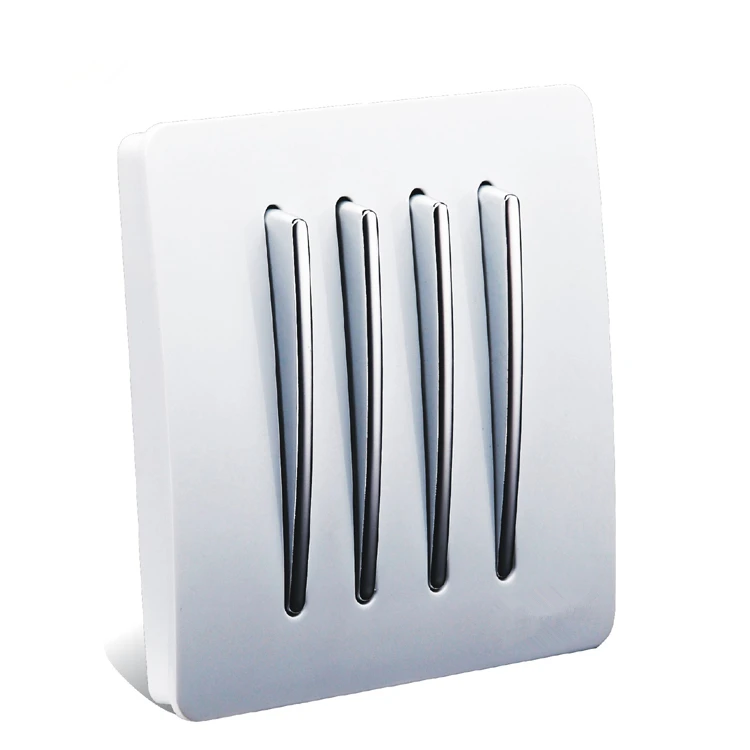 4 Gang 2 Way Light Switch And Lamp Pull Switch Uk Standard Wall Switch Ac110 250v 220v Push