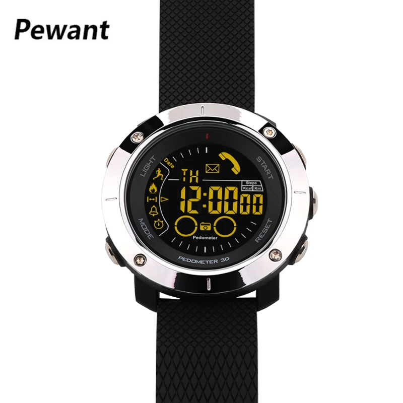 Новый pewant Bluetooth Smart часы модные Одежда заплыва спортивные SmartWatch Фитнес трекер Шагомер Секундомер наручные часы вызова sms-оповещение