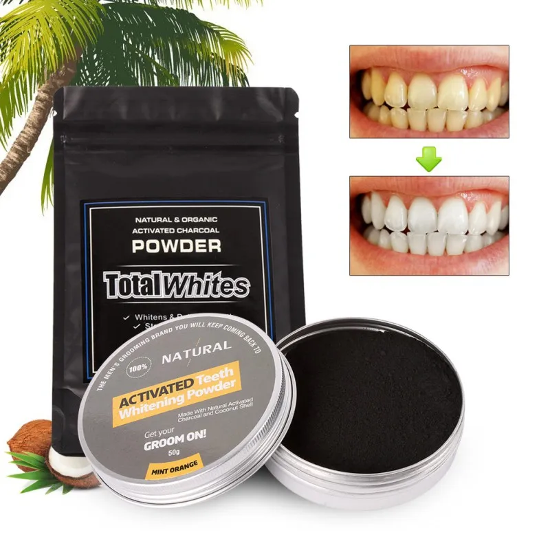 50g Natural Activated Charcoal Tooth Teeth Whitening Powder Cleaning