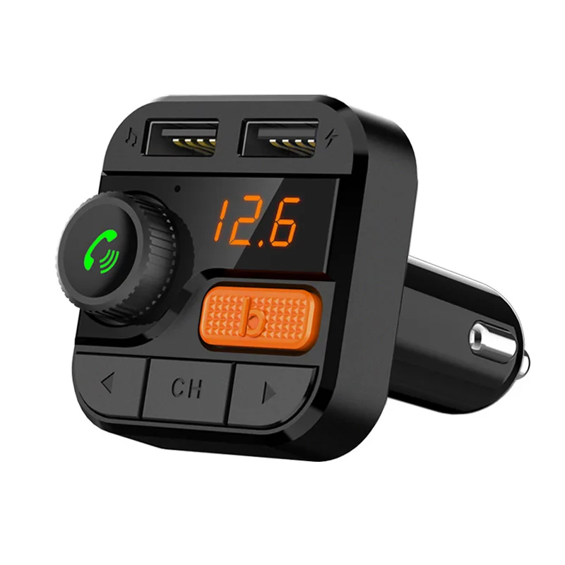 FM трансмиттер JaJaBor Bluetooth 5 0 Carkit Handsfree модулятор 3.4A автомобильное зарядное