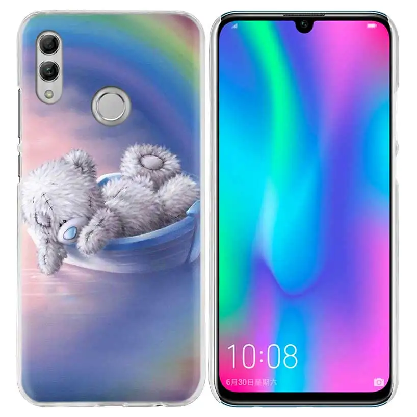 Teddy Me To You Bear чехол для huawei Honor 8X Y9 9 10 Lite Play 7C 8C 8S 8A фотоаппаратов моментальной печати 7S 7A Pro V20 20i Y6 Y7 Y5 жесткий чехол из ПК для телефона - Цвет: 04