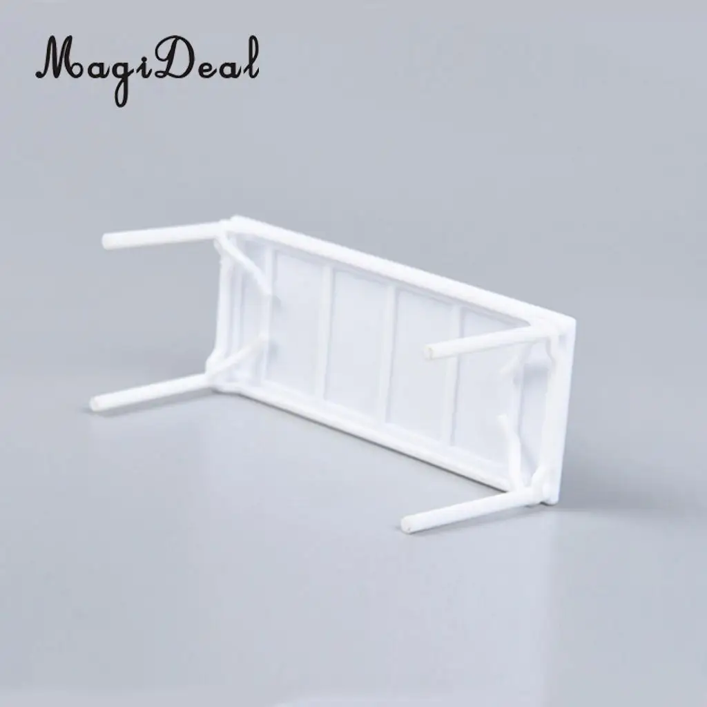 MagiDeal 1/25 DIY China Style Assembly Furniture Table Desk Model for Miniature Scenery Building Layout Decor Display Toy