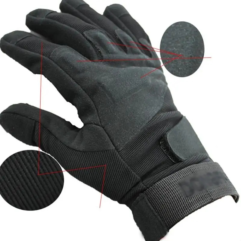 Зимние перчатки унисекс на полный палец, теплые, ветрозащитные, водонепроницаемые, утолщенные, удобные, для улицы, перчатки для велоспорта, кемпинга