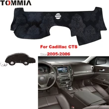 TOMMIA приборной панели крышки тире коврик для автомобиля от Солнца Анти-УФ покрытие для приборной панели коврик для приборной панели автомобиля для Cadillac CTS 2005-2006