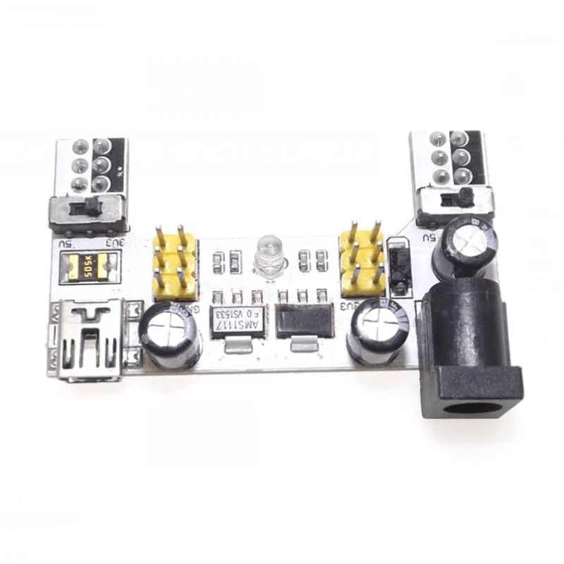 

1 PC 2-way Breadboard Module Is Compatible with 5V / 3.3V DC Voltage Regulator Power Supply Module