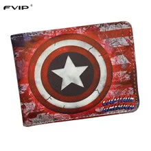 Комиксы DC Marvel кошелек Халк/Железный человек/Тор/Капитан Америка/Супермен/летучая мышь человек/флэш/Человек-паук/Каратель кошельки с персонажами мультфильмов
