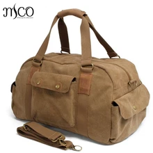 Винтажные военные большие вместительные дорожные сумки, мужские вещевые сумки, повседневные багажные сумки, темно-серые выходные сумки, ночная цена в долларах