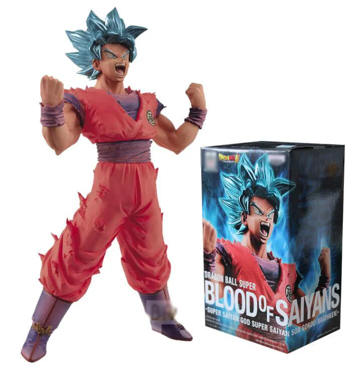 

Anime Dragon Ball Z Super Blood of Saiyans God Son Gokou Figure Model Collection Toys 18cm
