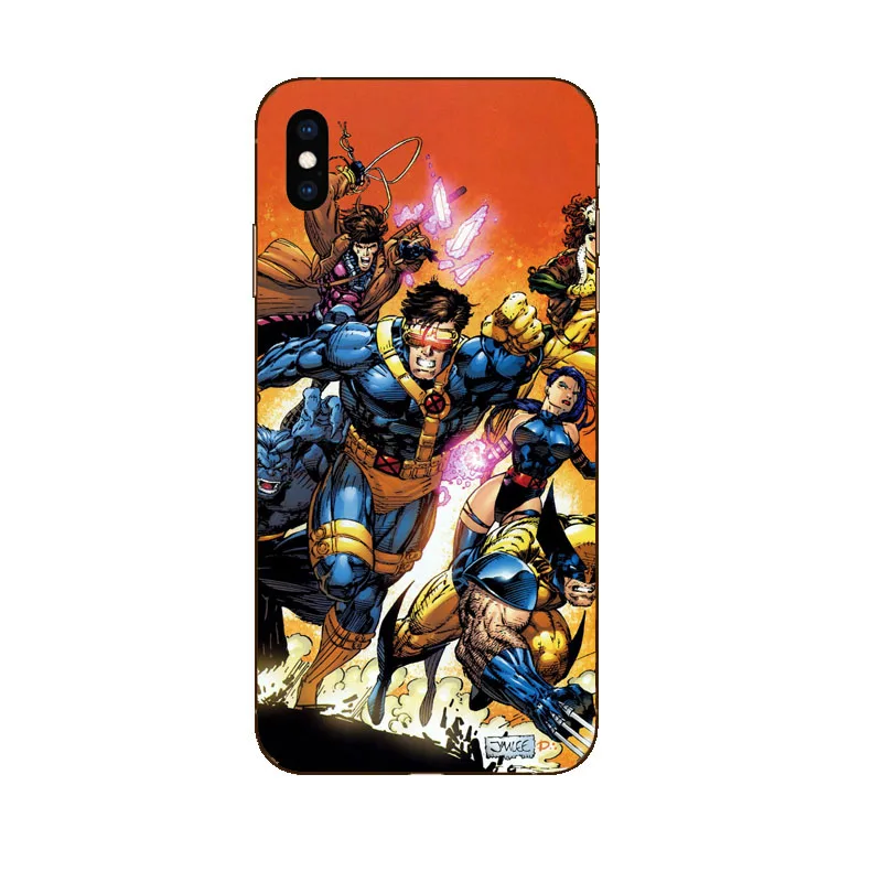 Модные Gambit xmen marvel comics мягкие Аксессуары из ТПУ чехол для телефона iPhone X XR XS Max 8 7 6s 6