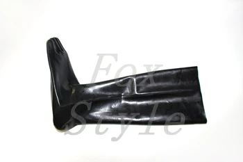 

Latex long toe socks for adult in size S,M,L black stocking