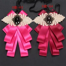 Mantieqingway взрослых Галстуки для мужские Нарядные Костюмы для свадьбы лентой и бантом для Для женщин лента букет Gravata тонкий воротник галстук-бабочку