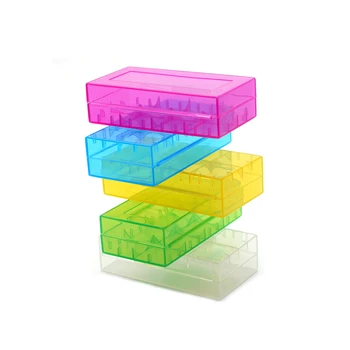 

5 Color New Hard Plastic Holder Storage Box Case Colorful Protective For 18650 CR123A 16340 Battery Wholesale