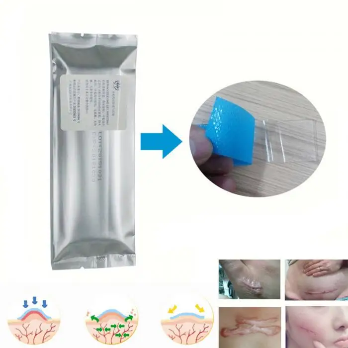 Силиконовый пластырь для удаления многоразового использования гель от угрей рубцов терапия силиконовый пластырь для удаления травм ожога лист для восстановления кожи